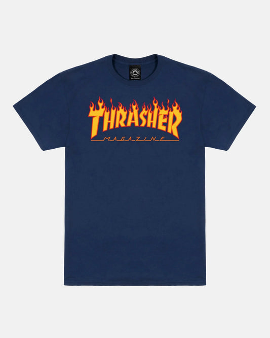 FLAME - TSHIRT - NAVY