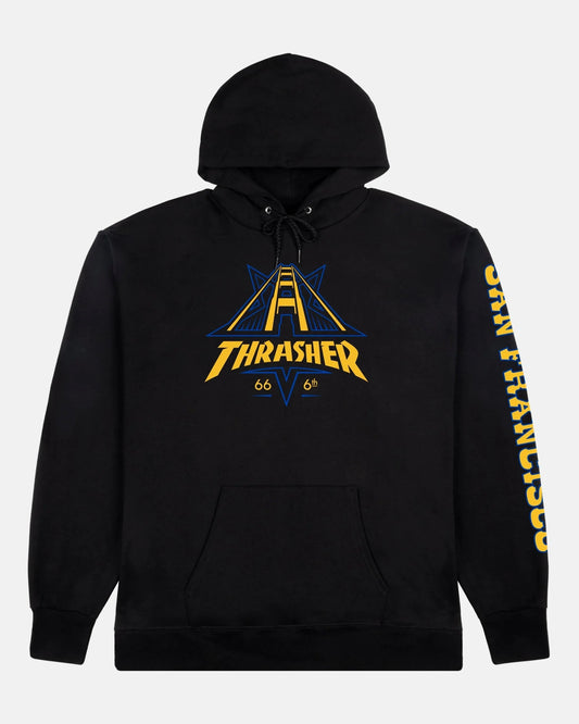 GOLDEN GATE DUB - HOODIE - BLACK