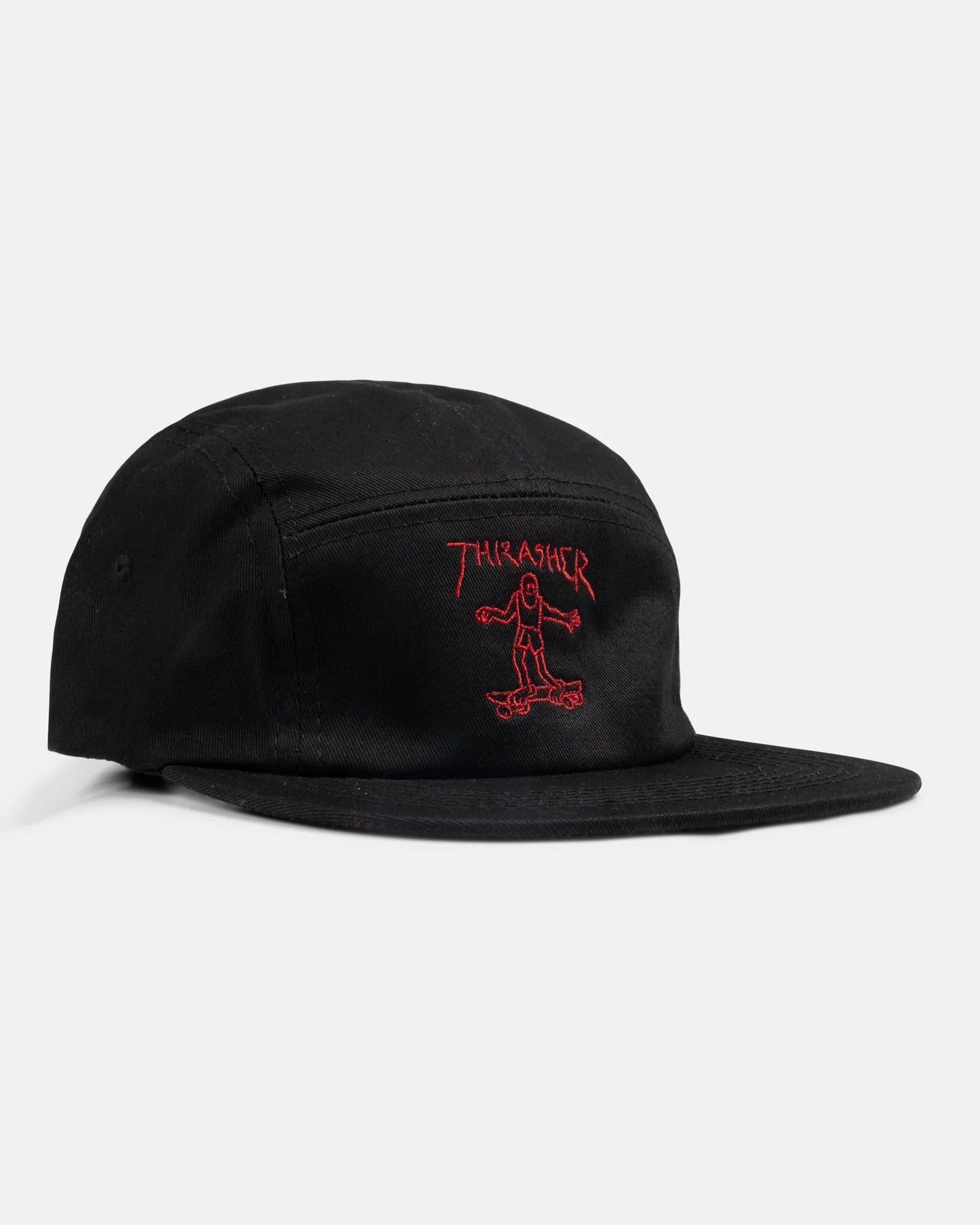 GONZ - 5 PANEL HAT - BLACK