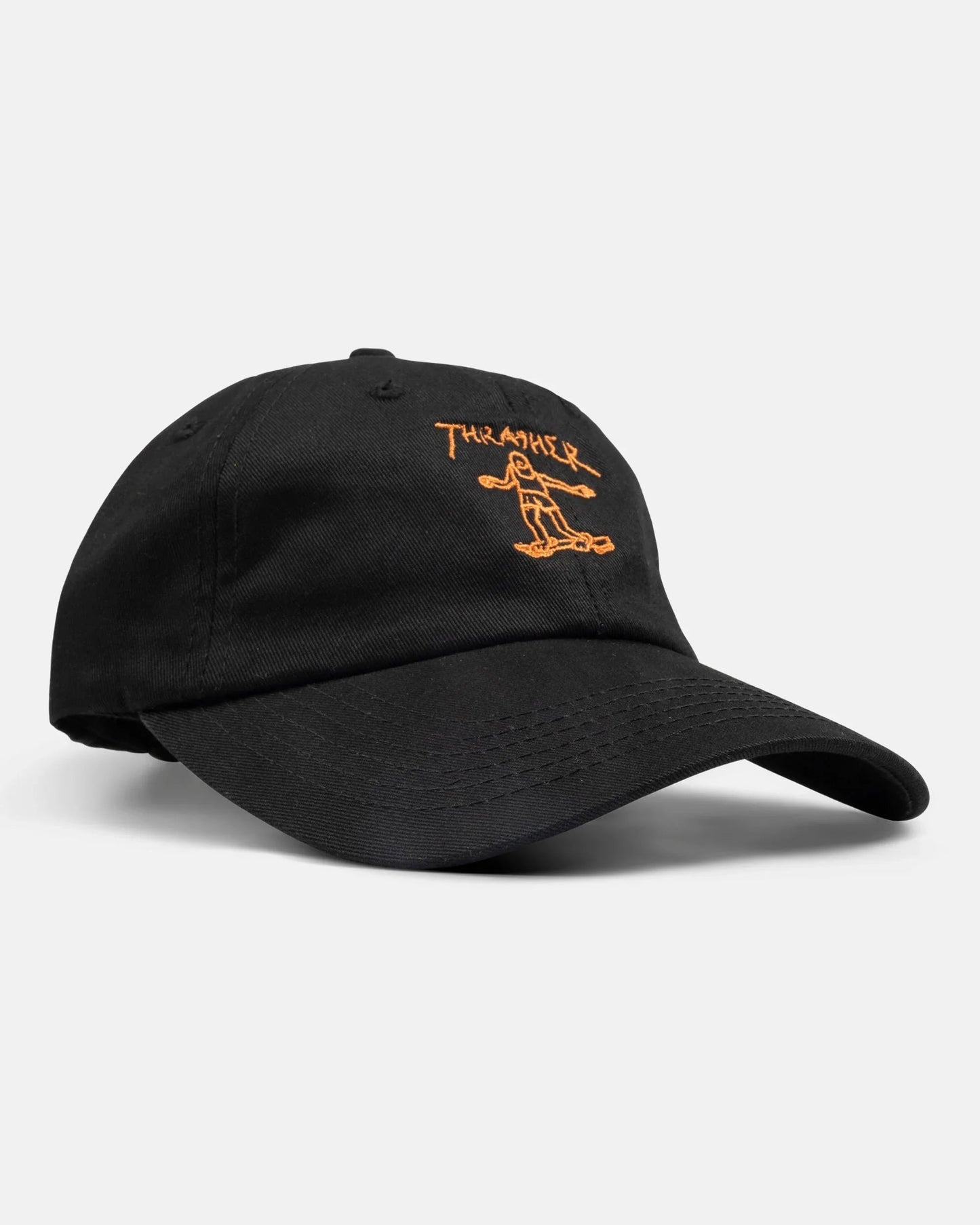 GONZ - OLD TIMER HAT - BLACK / ORANGE