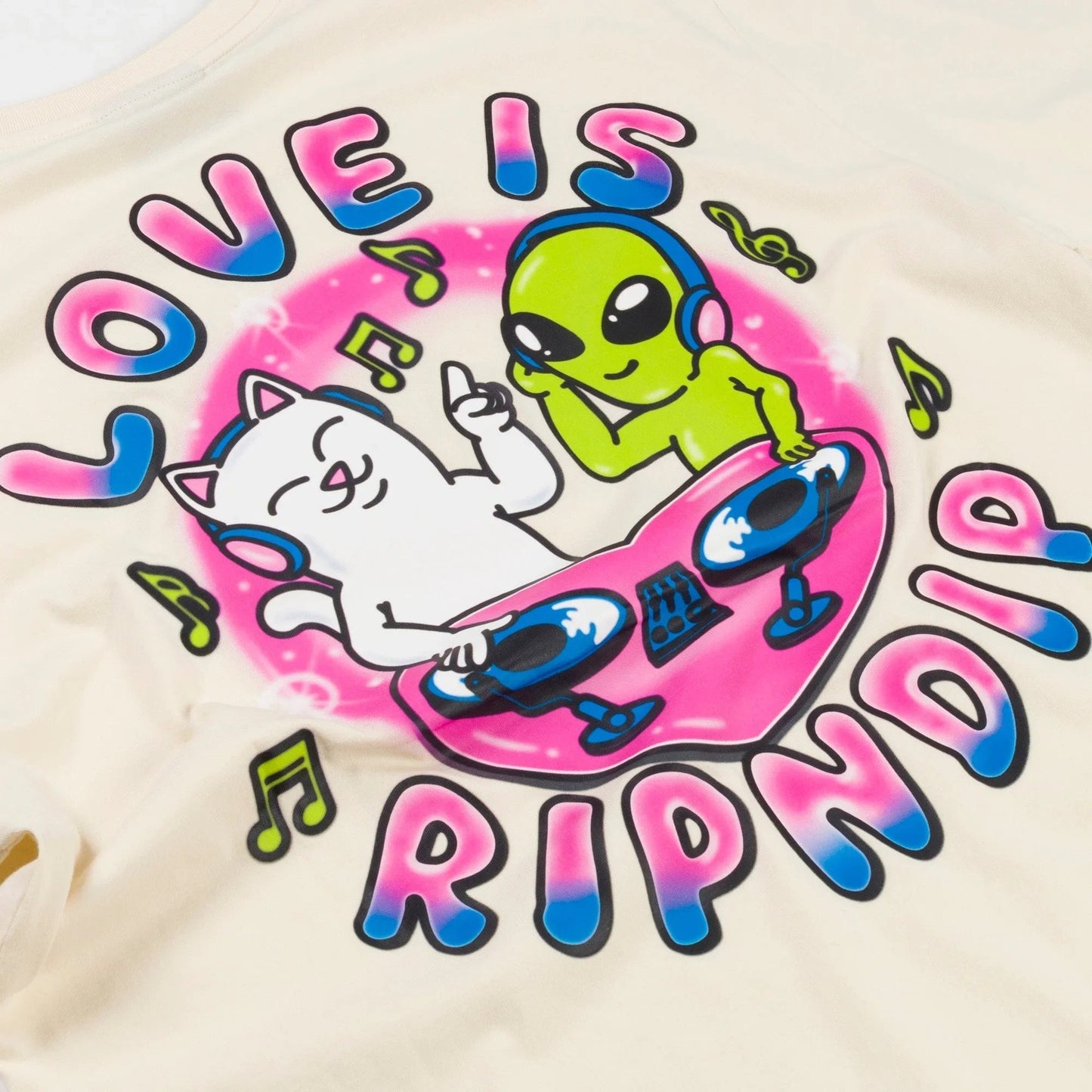 Love Is Ripndip Tee (Natural) - Camiseta