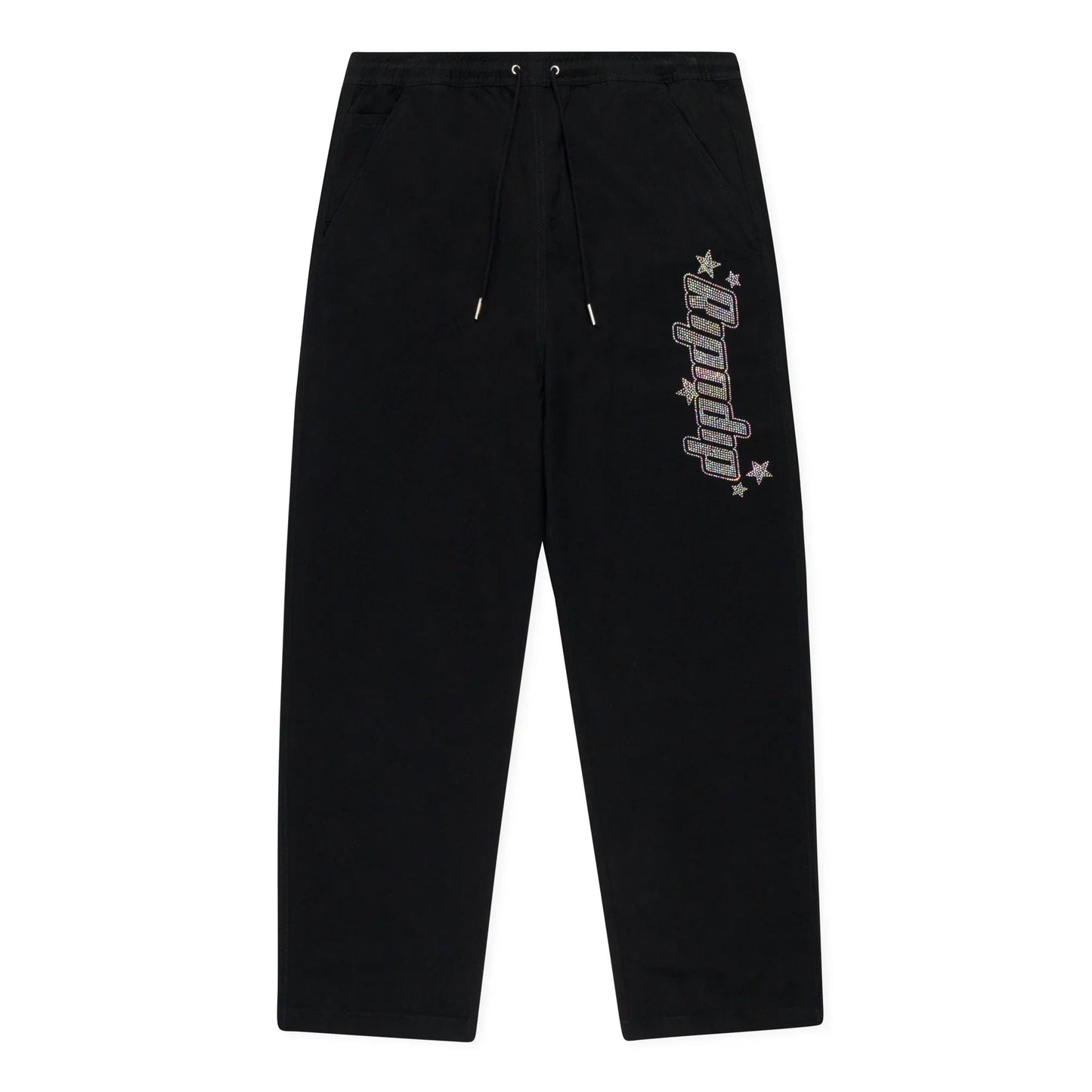 Kawaii Nerm Wide Leg Pants (Black) - Calça