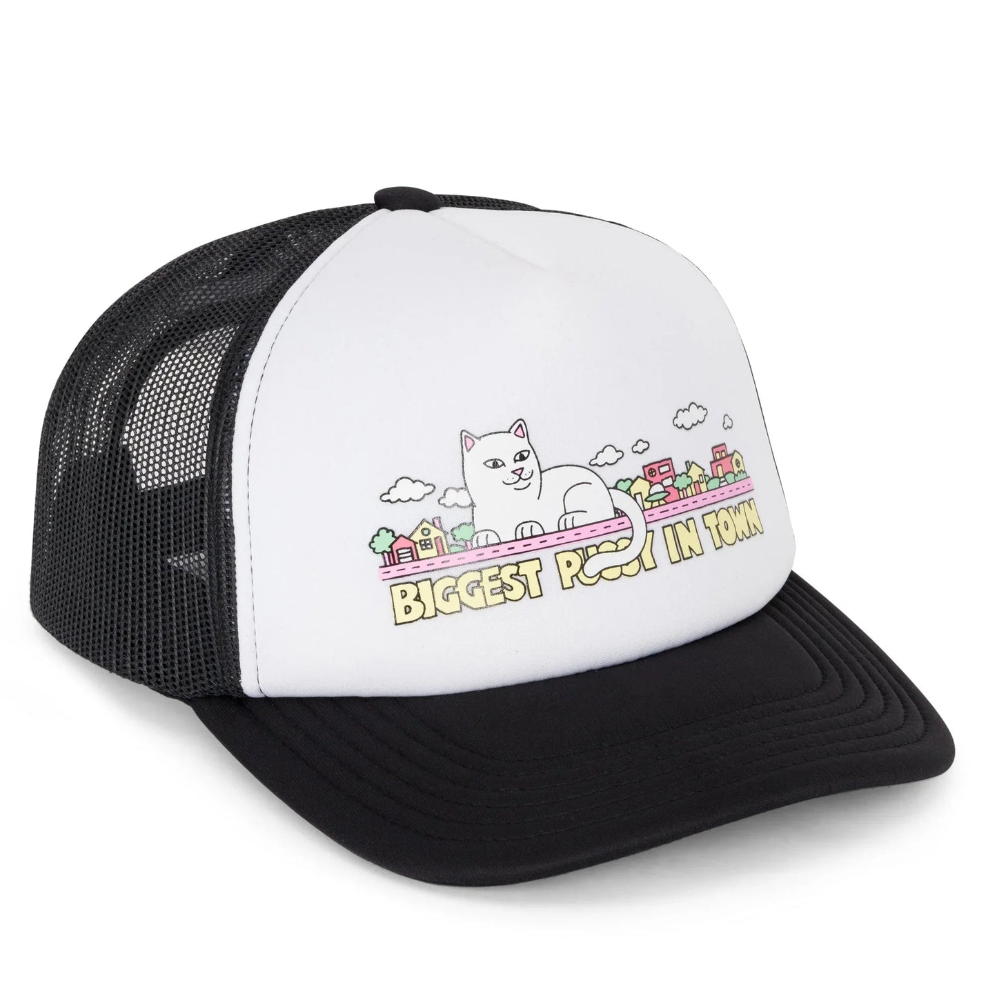 My Neighborhood Trucker Hat (Black) - Boné