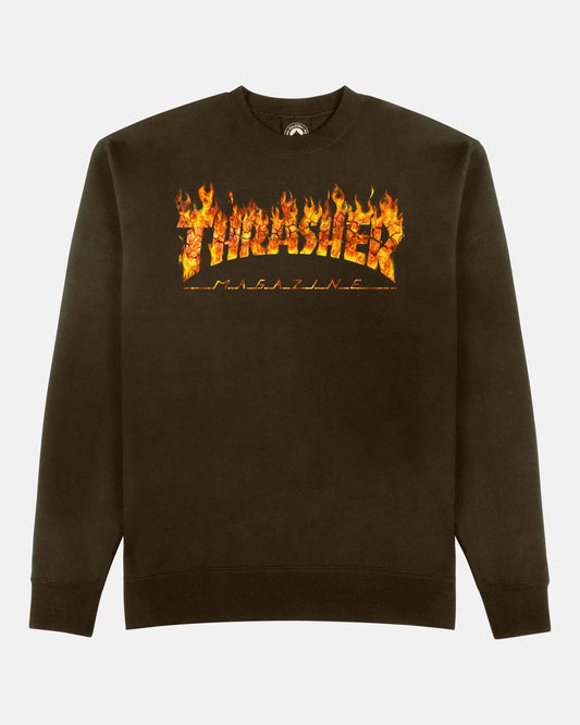 INFERNO - CREWNECK - DARK CHOCOLATE