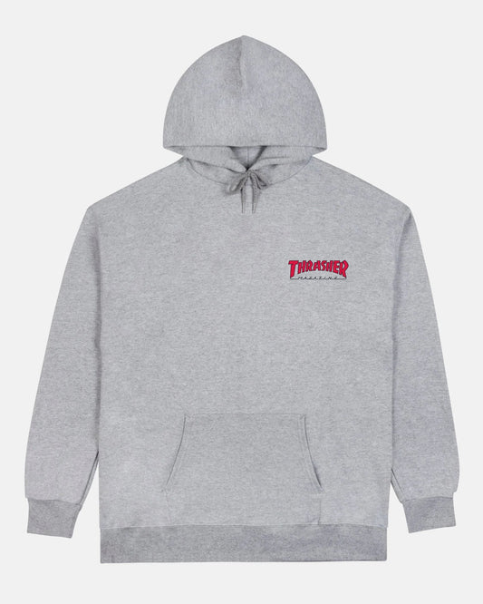 LITTLE OUTLINE - HOODIE - GREY