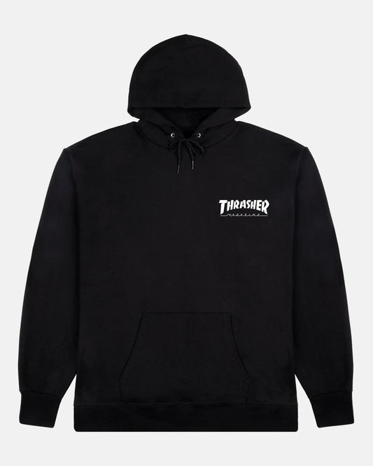 LITTLE THRASHER - HOODIE - BLACK
