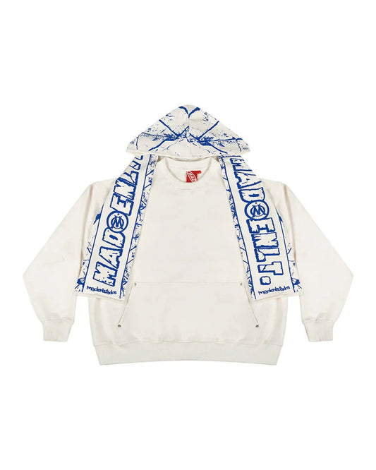 MOLETOM DURAG DE BRUXO CACHECOL DE TIME OFF WHITE