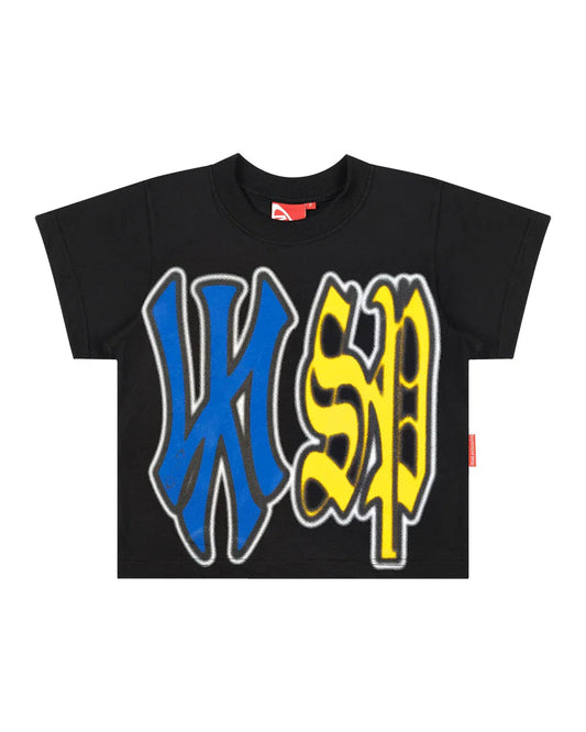 BABY TEE PIXO RUPESTRE PRETA