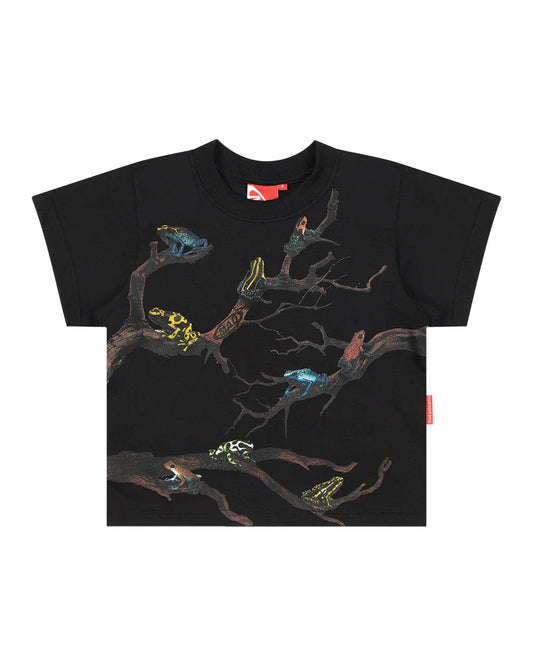 BABY TEE ANFIBIOS PRETA