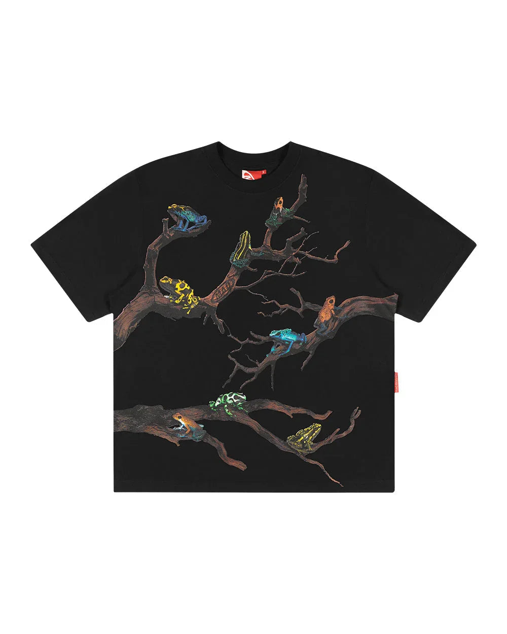 CAMISETA ANFIBIOS PRETA