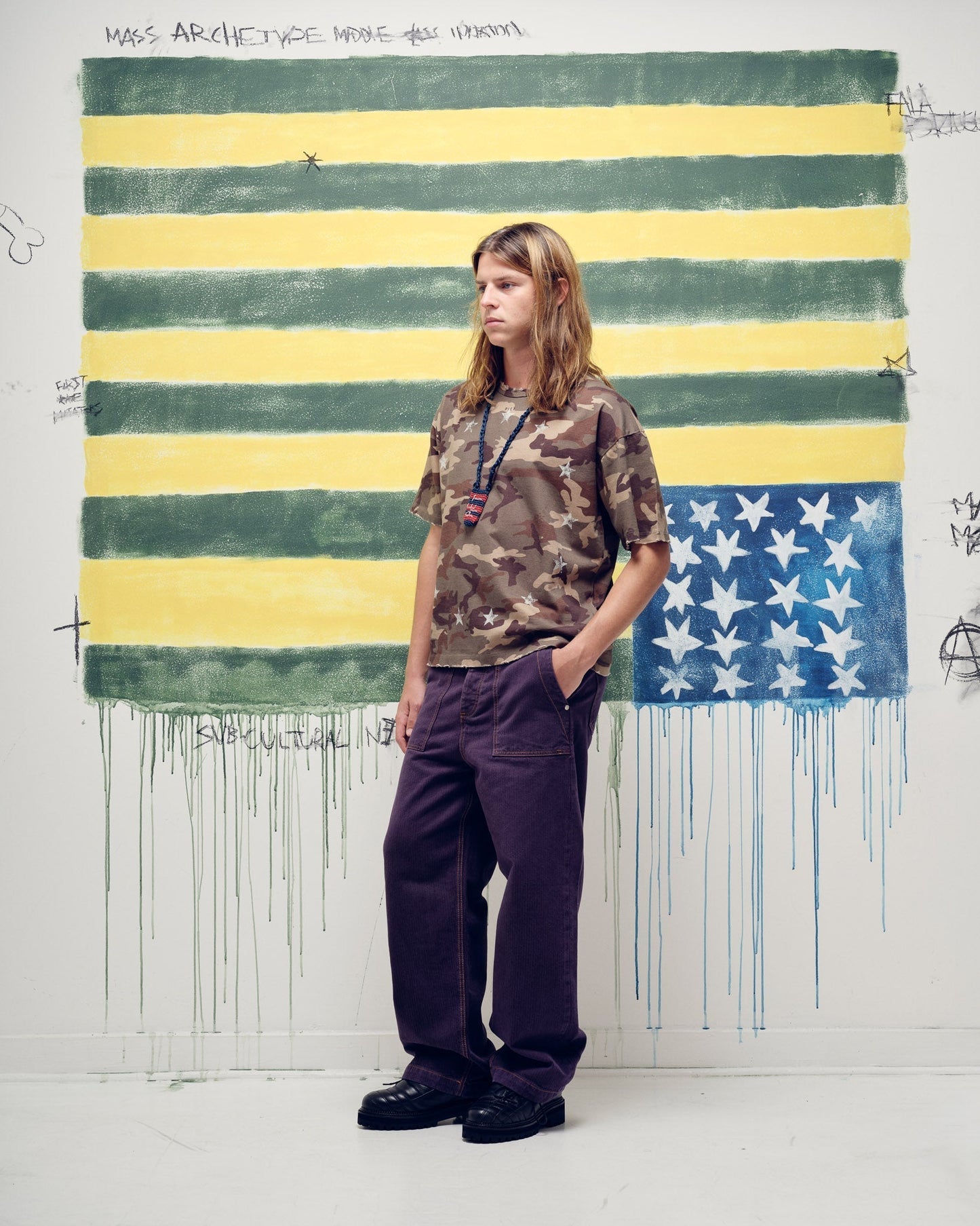 Camiseta PIET Camo Relaxed