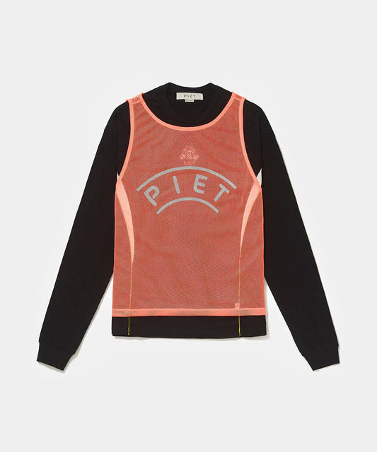 Vest Long Sleeve T-shirt Black