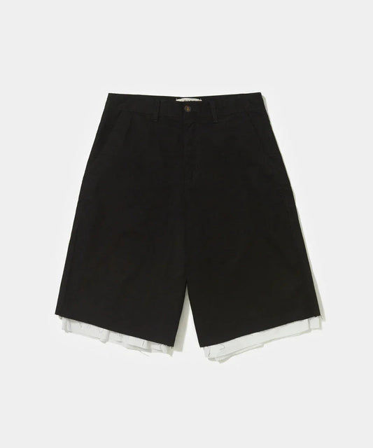 Lined Chino Shorts Black