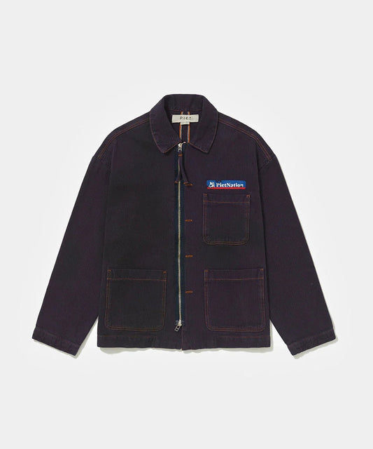 PIET Nation Selvedge Denim Jacket Purple