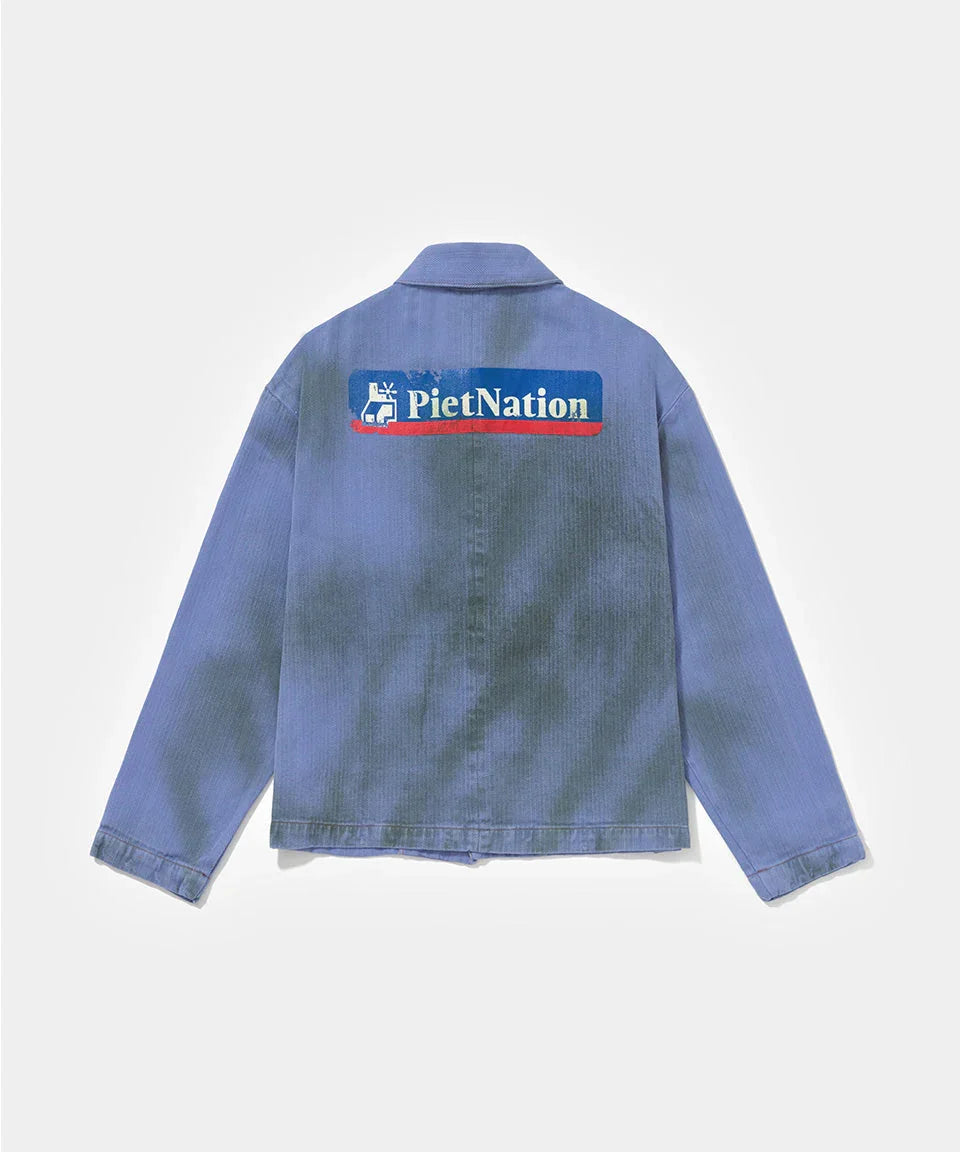 PIET Nation Selvedge Denim Jacket Medium Blue