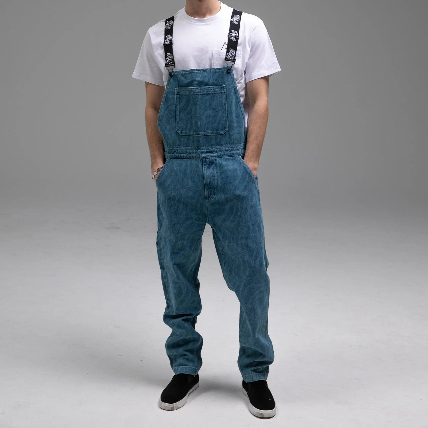 Macacão Wilshire Denim Overalls (Medium Wash)