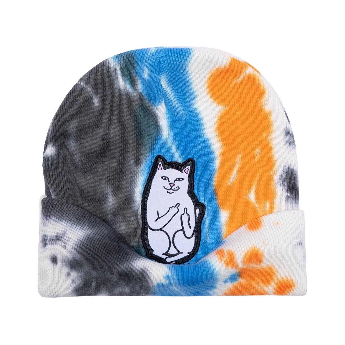 Lord Nermal Beanie (Blue / Orange Tie Dye)