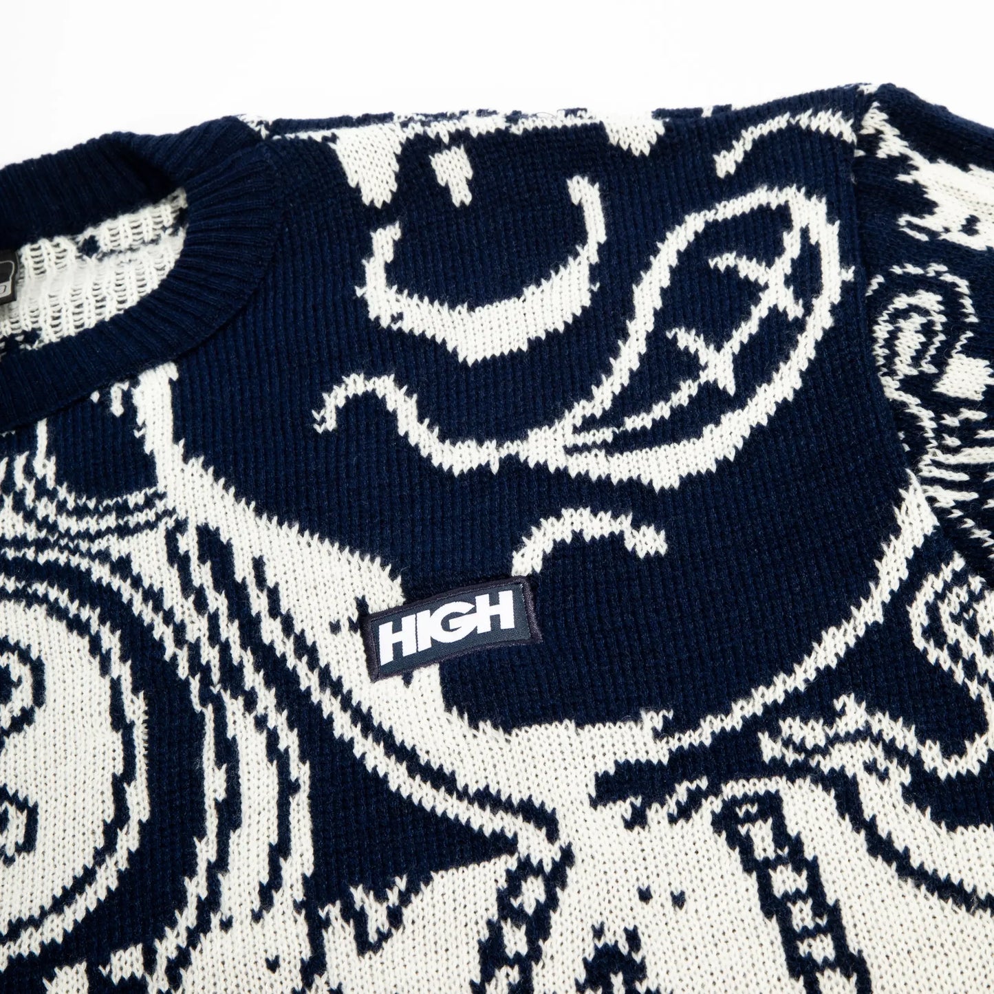 Sweater Jizzy White/Navy