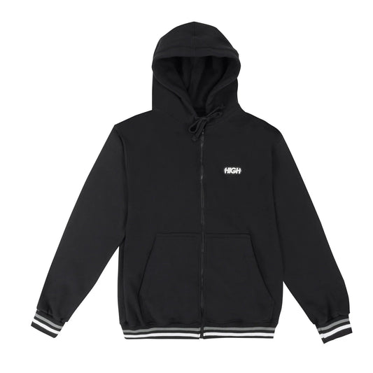Zipped Hoodie Black