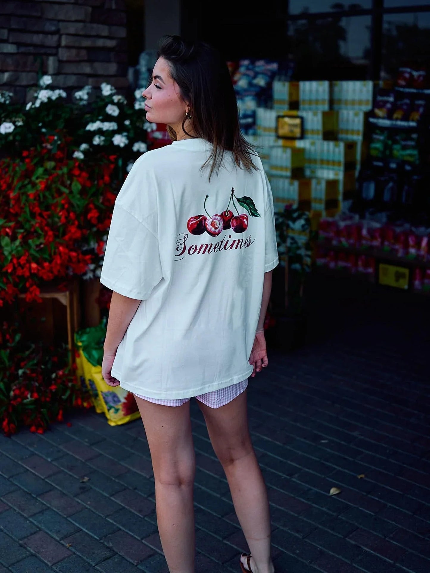 Camiseta Boxy Cherry