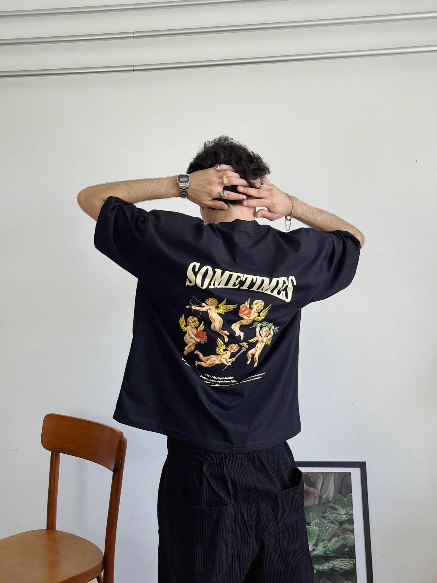 Camiseta Boxy Angel Number