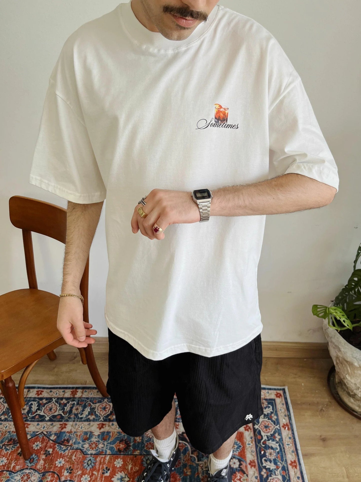 Camiseta Boxy Negroni