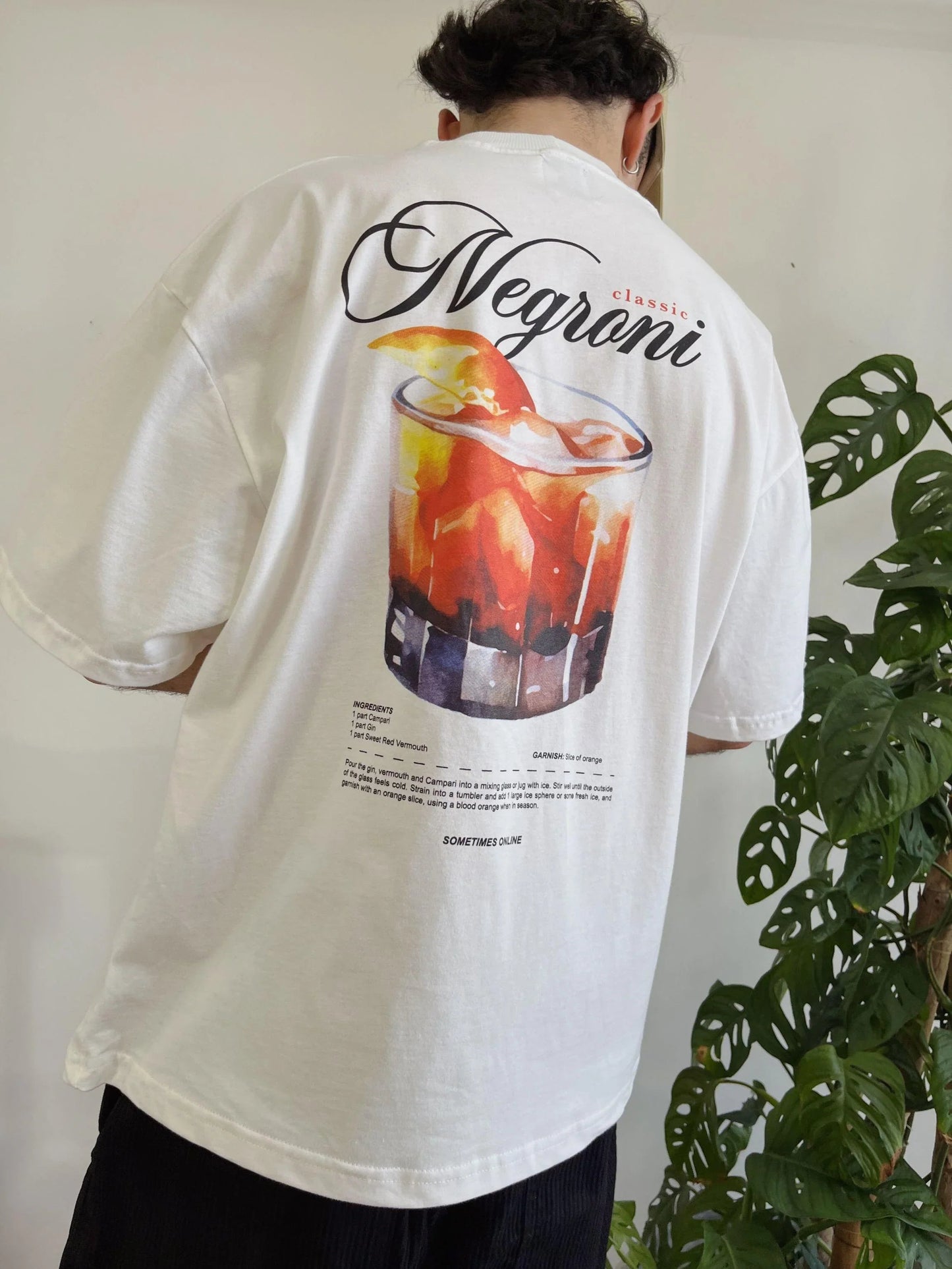 Camiseta Boxy Negroni