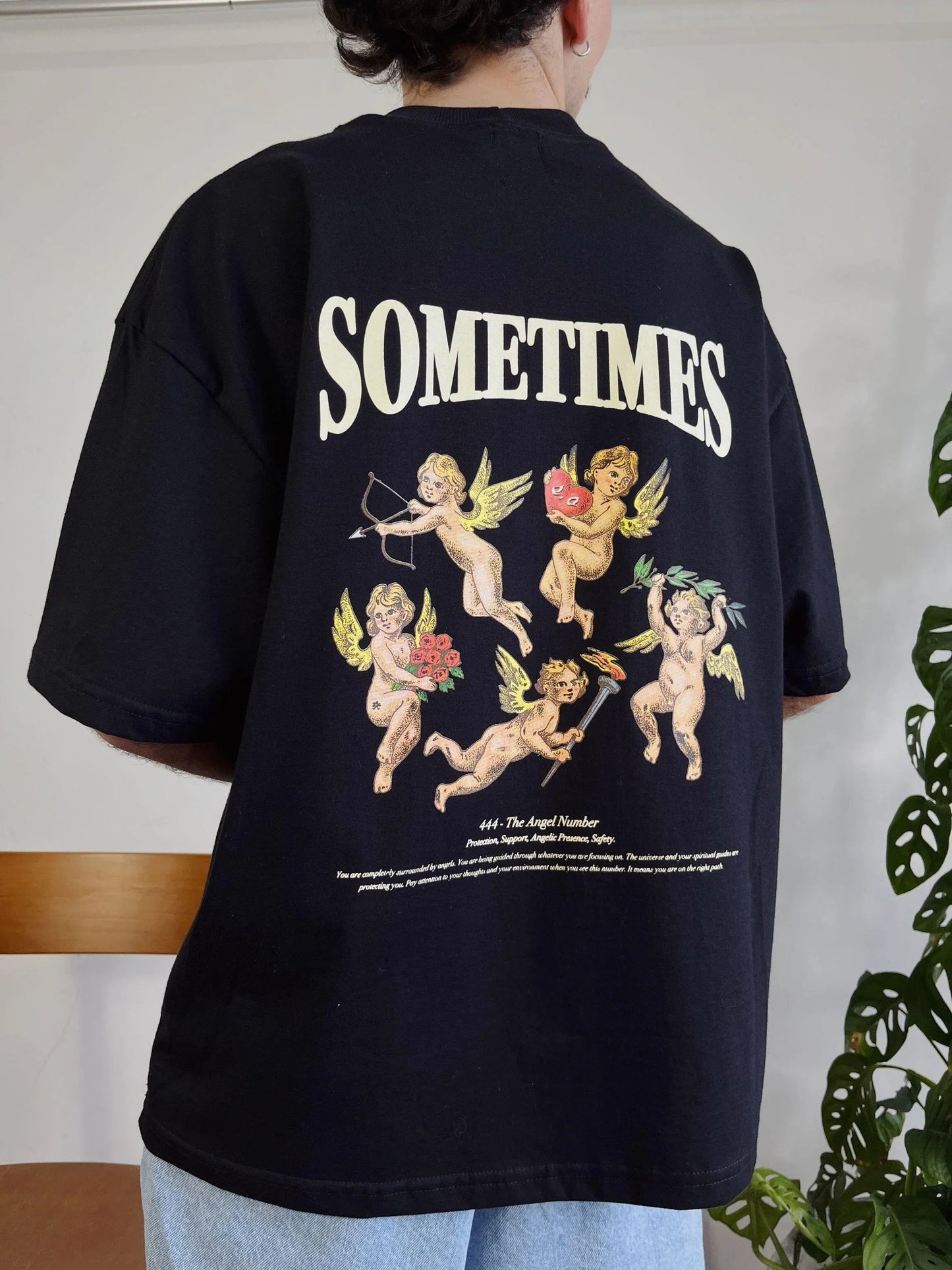 Camiseta Boxy Angel Number