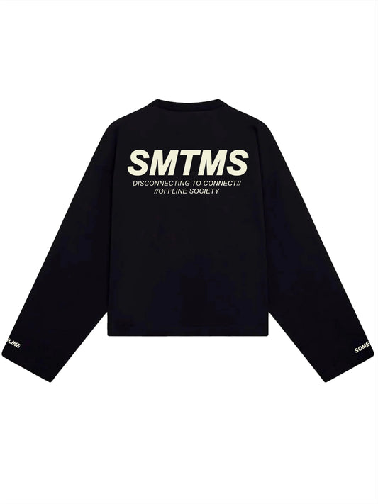 Camiseta Manga Longa SMTMS Preta