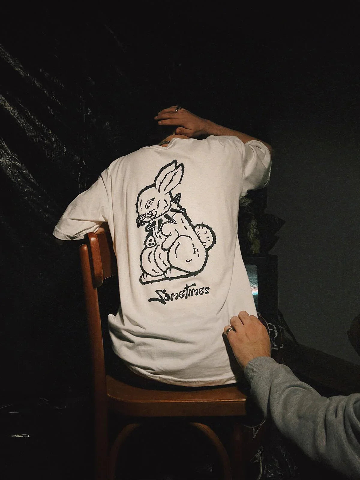 Camiseta Bad Rabbits Off White