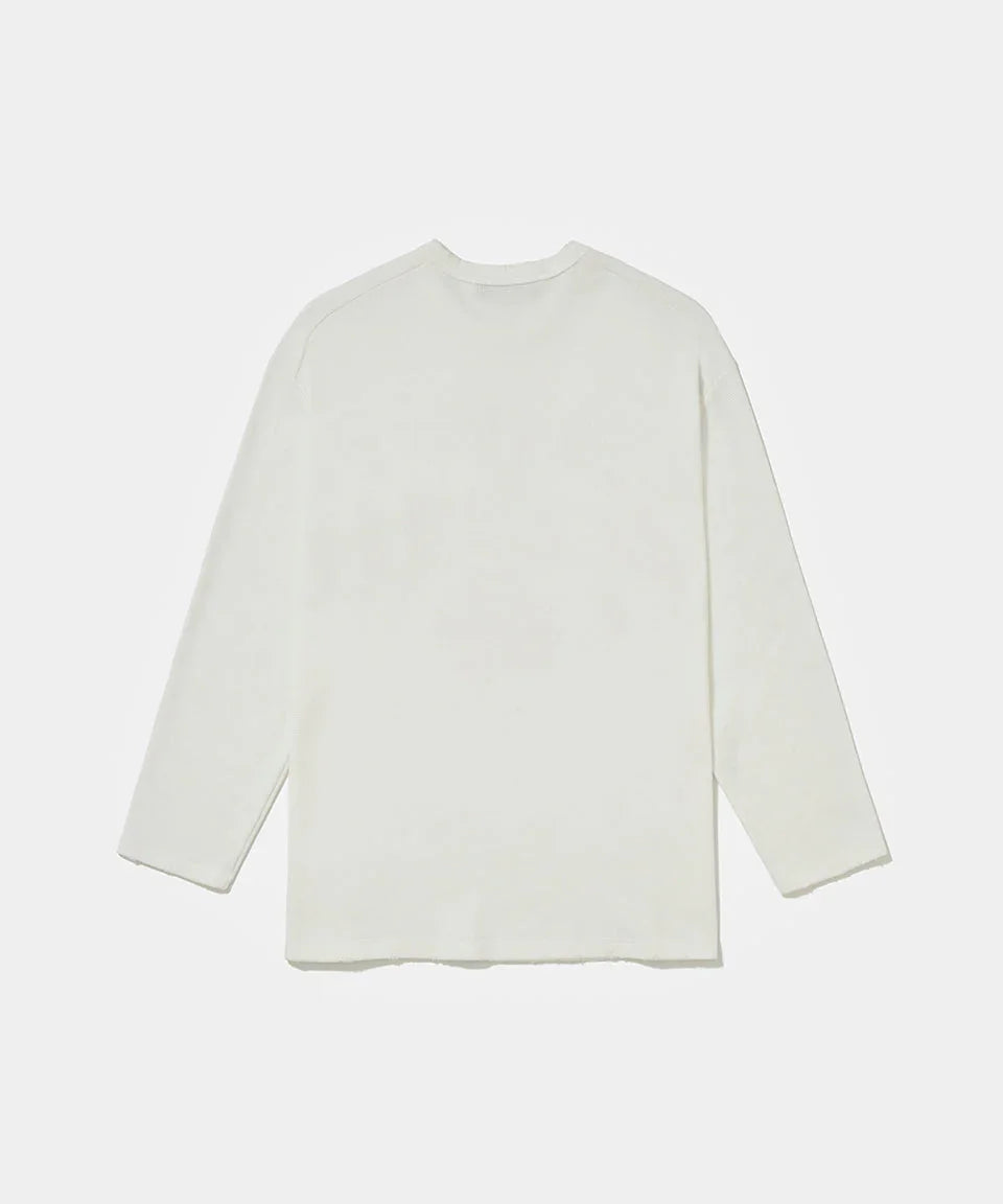 Football Association Long Sleeve T-shirt Bone White