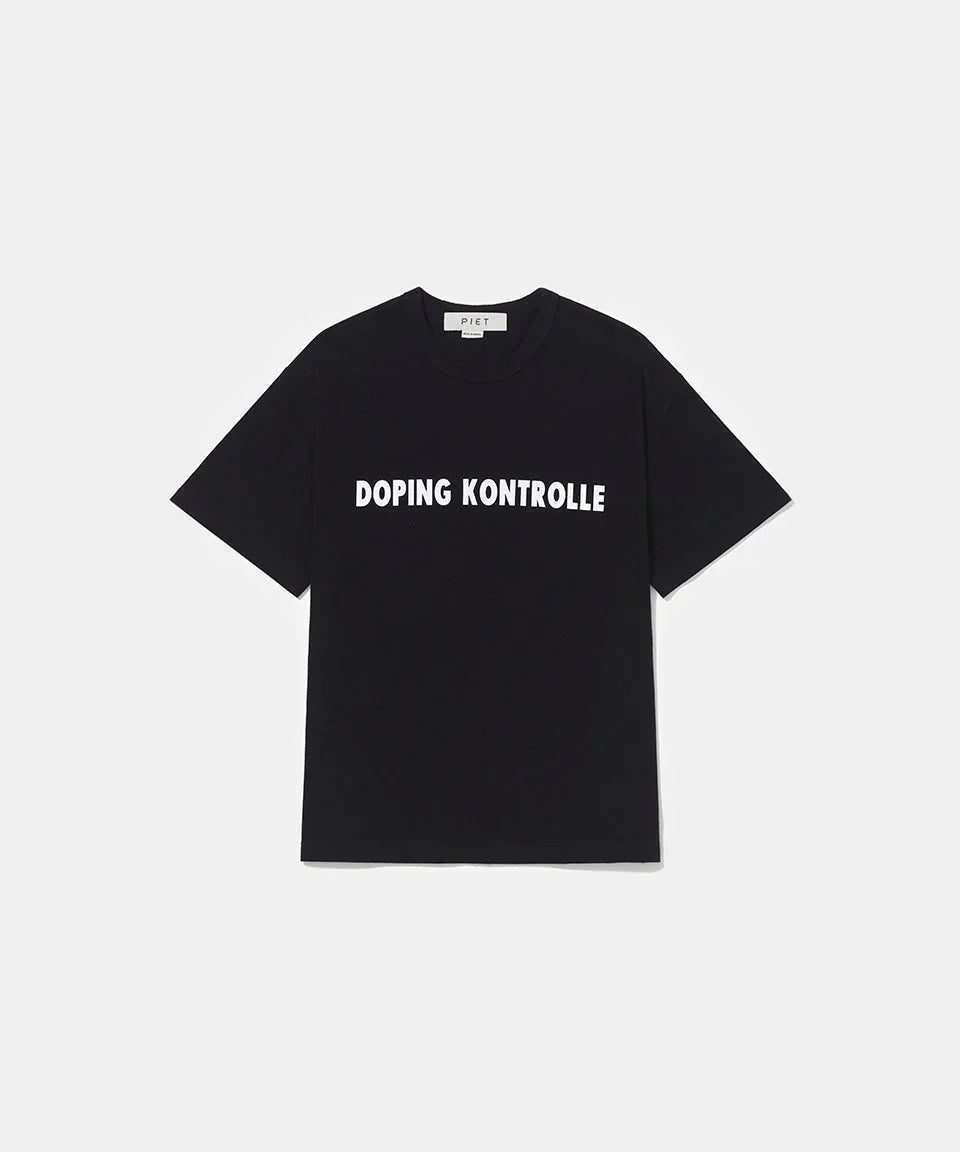 Doping Kontrolle T-shirt Black