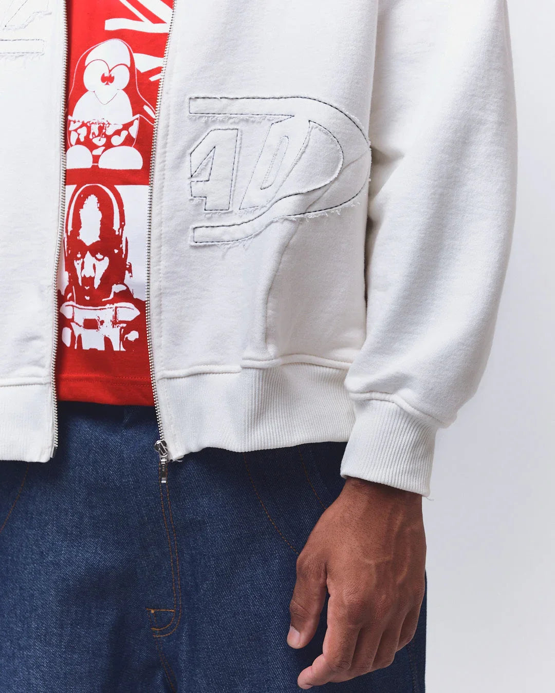 MOLETOM PORTAL 3D OFF WHITE