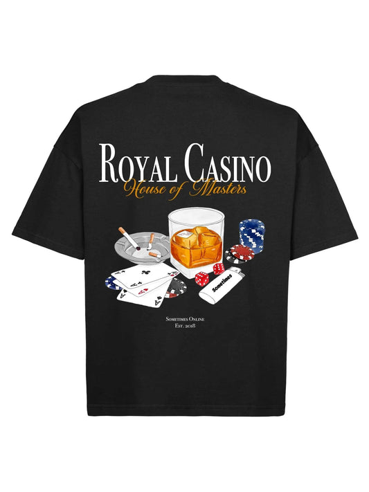 Camiseta Boxy Royal Casino Preta