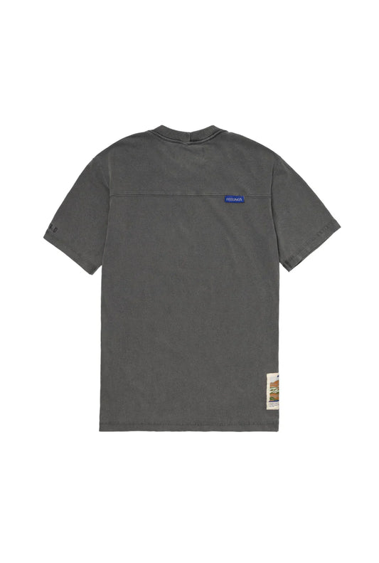 Camiseta Slim Cinza Estonado