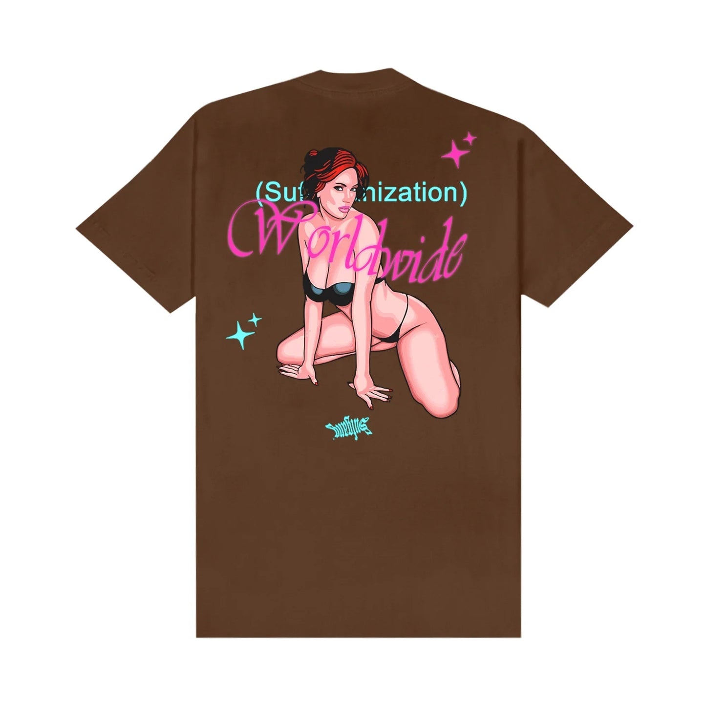 TEE STRIPPER BROWN