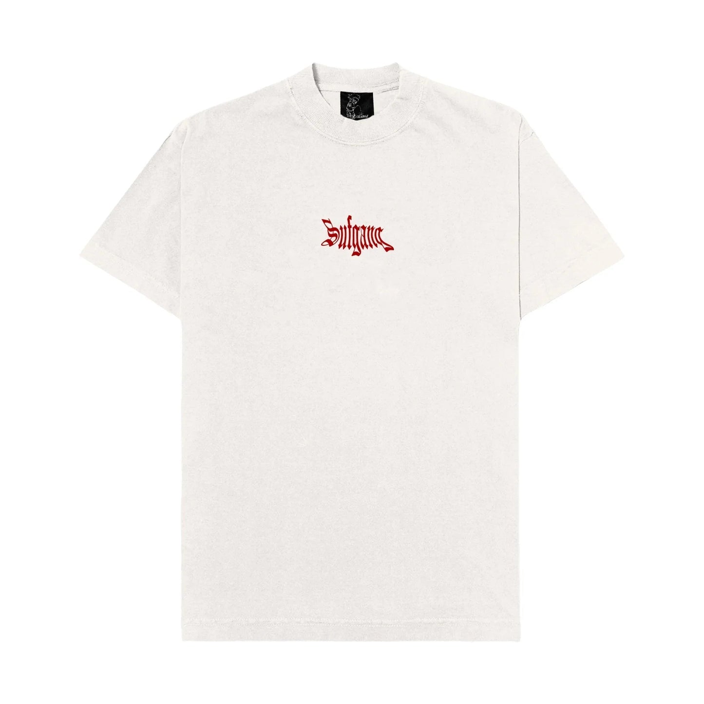 TEE BASIC OFF WHITE / RED LOGO