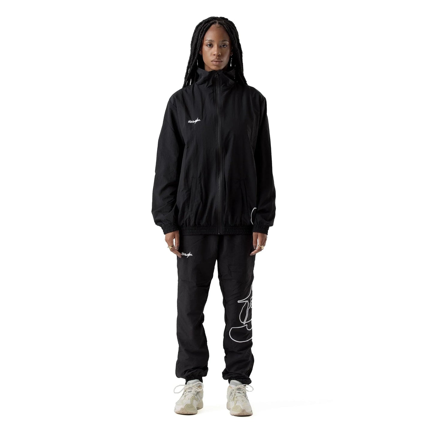 TRACK JACKET S STAR BLACK